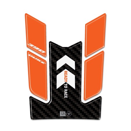 Paraserbatoio Adesivo 3D Protezione moto compatibile con KTM 390 Duke 2024-2025