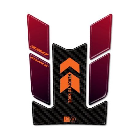 Paraserbatoio Adesivo 3D Protezione moto compatibile con KTM 390 Duke 2024-2025