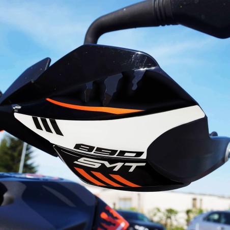 Adesivi 3D Protezioni Paramani moto compatibili con KTM 890 SMT 2024 - 2025