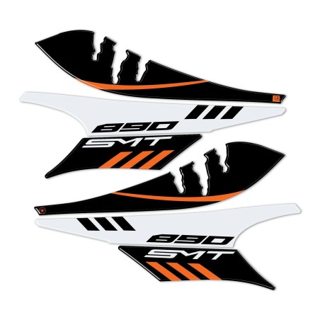 Pegatinas 3D Guardamanos moto compatible con KTM 890 SMT 2024 - 2025