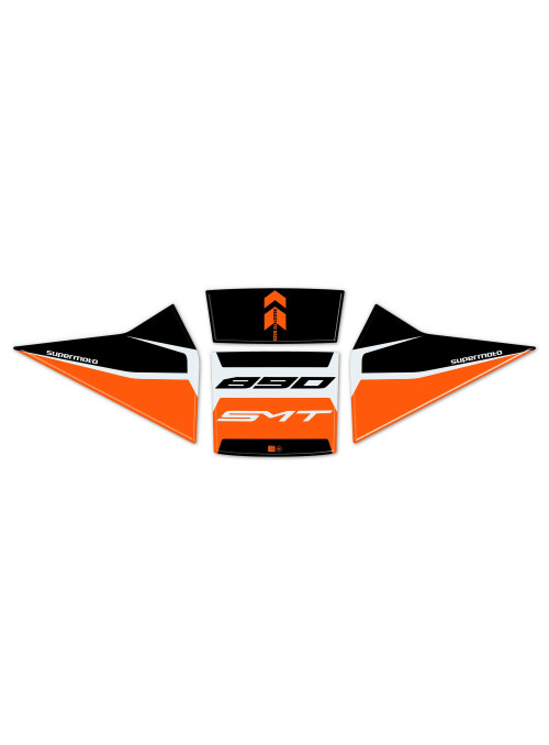 Protector de depósito Pegatinas 3D Protección Moto compatible con KTM 890 SMT 2024-2025 2