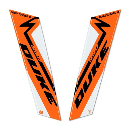 Adesivi Gel 3D Parasteli Parafango moto compatibili con KTM 990 Duke R 2025