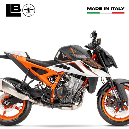 Protezioni laterali serbatoio Adesivi 3D compatibili con KTM 990 Duke R 2025