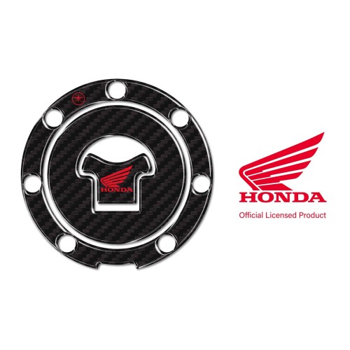 Honda Aufkleber 7-Loch Motorrad Tankdeckelschutz - Rotes Honda Logo 2