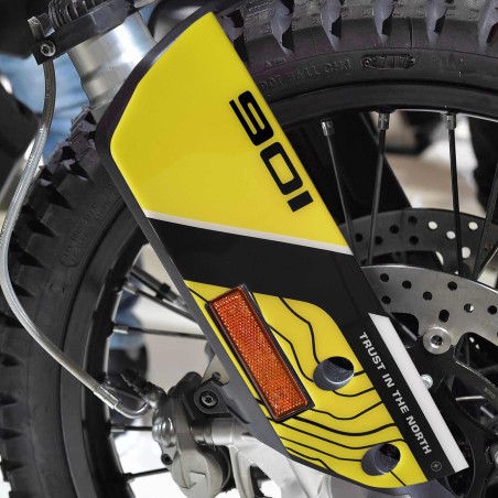 Adesivi 3D Parasteli Parafango alto moto compatibili con Husqvarna Norden 901
