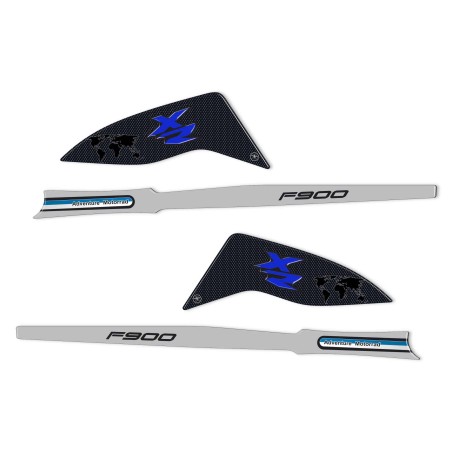 Adesivi resina Gel 3D Protezioni Paramani moto compatibili con BMW F900XR