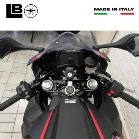 Adesivo Honda protezione piastra sterzo forcella moto Cbr1000rr 2017-19 bianco