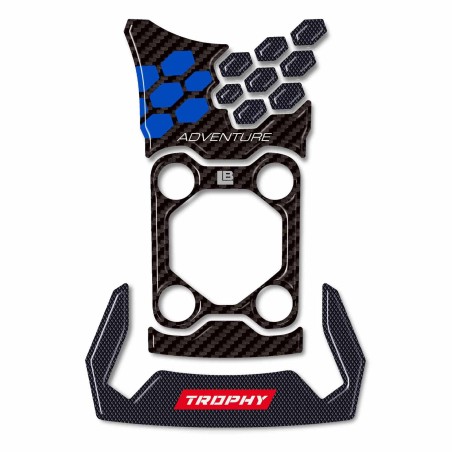 Paraserbatoio ALTO Adesivo 3D moto compatibile con BMW R 1300 GS Adventure