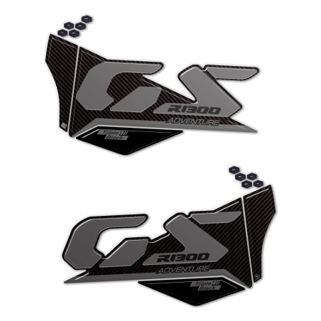 Adesivi Gel 3D Protezioni laterali moto compatibili con BMW R1300 GS Adventure