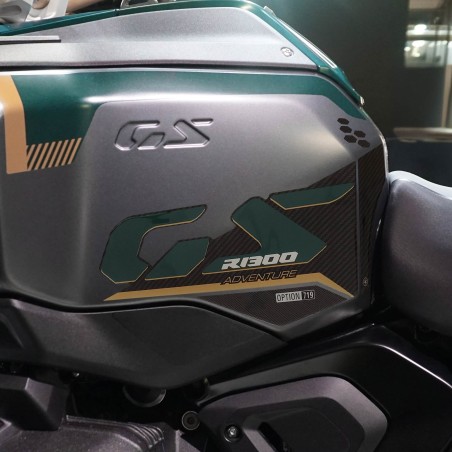 Adesivi Gel 3D Protezioni laterali moto compatibili con BMW R1300 GS Adventure