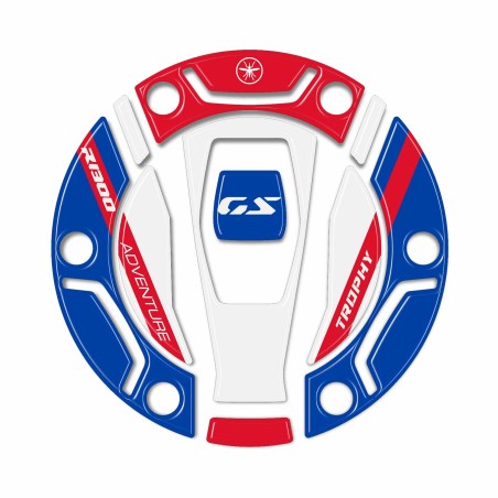Adhesivo 3D de protección de la tapa sin llave compatible con BMW R 1300 GS Adventure