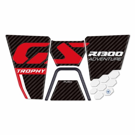 Pegatina 3D Tank flap moto compatible con BMW R1300GS Adventure