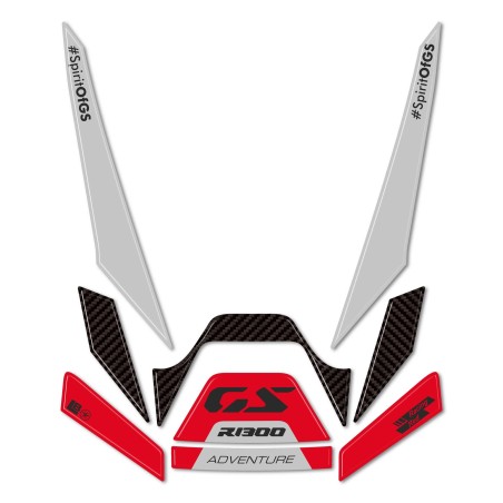 Motorbike Front Beak Protector 3D Sticker compatible with BMW R1300GS Adventure