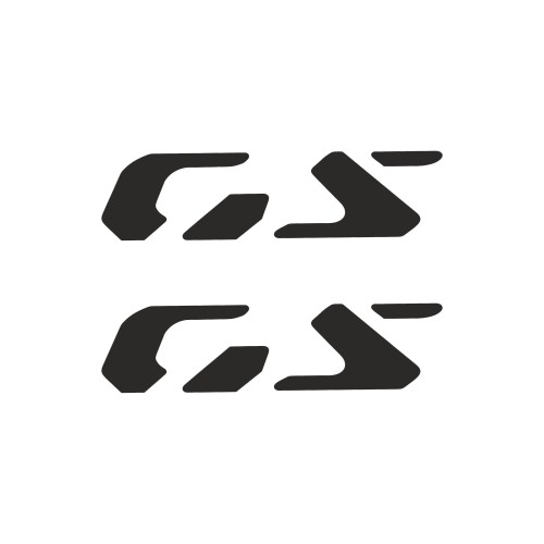 Par de pegatinas de rotulación GS prepintadas compatibles con BMW R1300GS Adventure 2