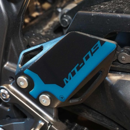 Pegatinas 3D Protectores de talón de moto compatibles con Yamaha MT-09 2024-2025