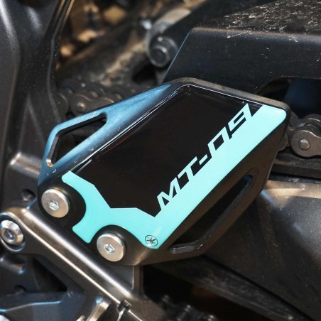 Pegatinas 3D Protectores de talón de moto compatibles con Yamaha MT-09 2024-2025