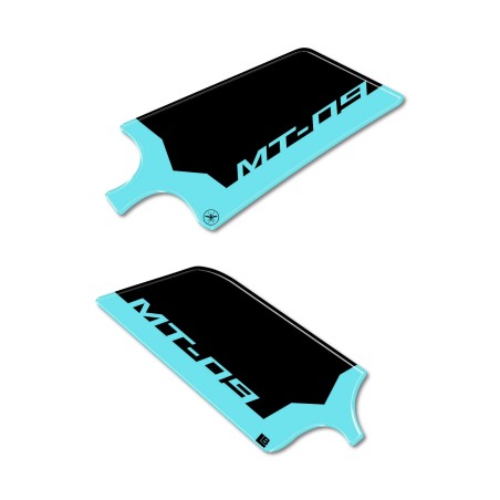 Pegatinas 3D Protectores de talón de moto compatibles con Yamaha MT-09 2024-2025