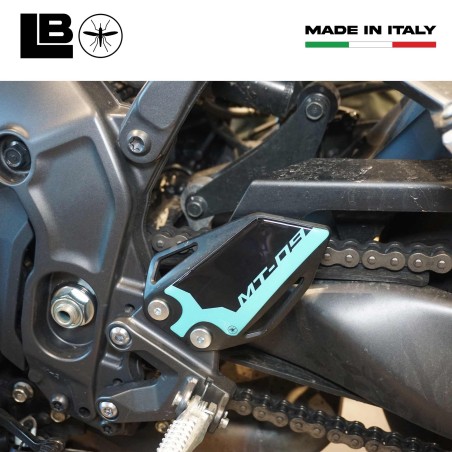 Aufkleber 3D Motorrad Fersenschützer kompatibel mit Yamaha MT-09 2024-2025