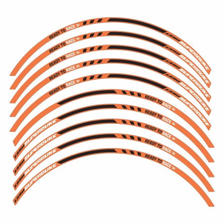 Tiras Adhesivas para Llantas de Moto 17 compatibles con Ktm 1390 Super Duke R