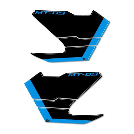 Aufkleber 3D Motorrad Seitenprotektoren kompatibel mit Yamaha MT-09 2024-2025