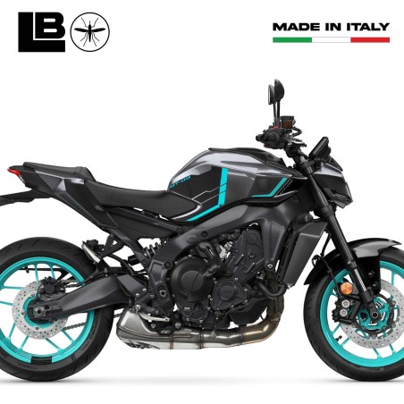 Pegatinas 3D Moto Protectores laterales compatibles con Yamaha MT-09 2024-2025