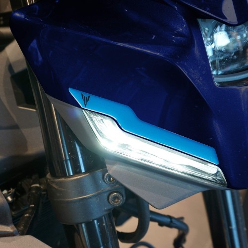 Pegatinas 3D Moto Frente Protección facial compatible con Yamaha MT 09 2024-25