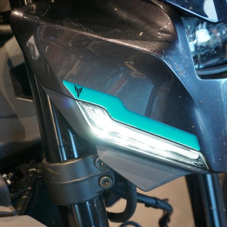 Pegatinas 3D Moto Frente Protección facial compatible con Yamaha MT 09 2024-25