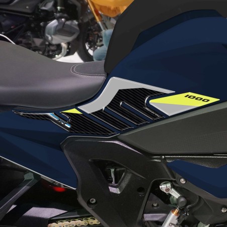 Aufkleber 3D Tank Seitenprotektoren kompatibel mit BMW S 1000 XR 2022-25