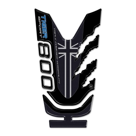 Protector de depósito adhesivo 3D compatible con Triumph Tiger 800 Sport 2025