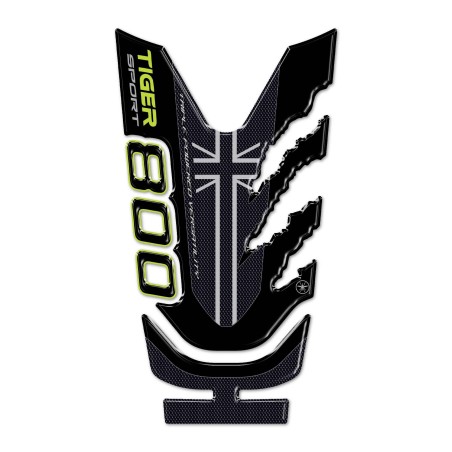 Protector de depósito adhesivo 3D compatible con Triumph Tiger 800 Sport 2025