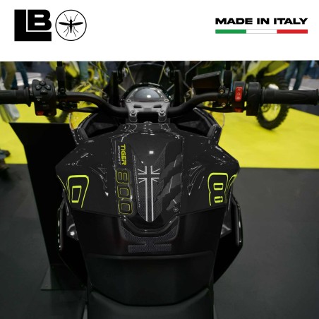 Protector de depósito adhesivo 3D compatible con Triumph Tiger 800 Sport 2025