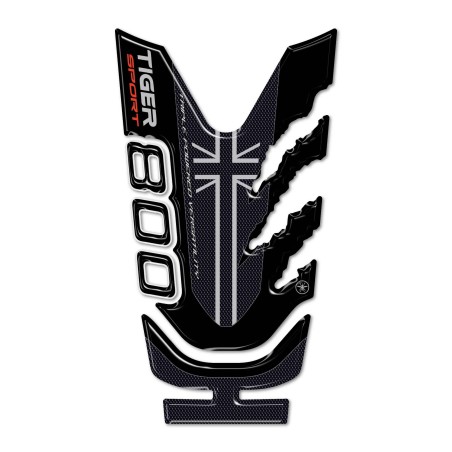 Protector de depósito adhesivo 3D compatible con Triumph Tiger 800 Sport 2025