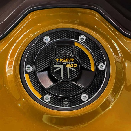 Pegatina 3D Proteccion tapon deposito compatible Triumph Tiger 800 Sport 2025