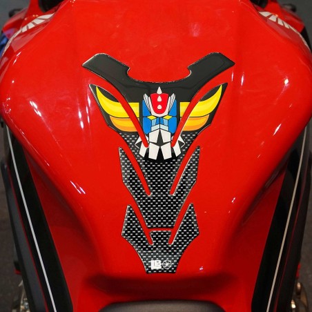 Adhesivo 3D Ufo Robot Goldrake Grendizer Protector depósito moto