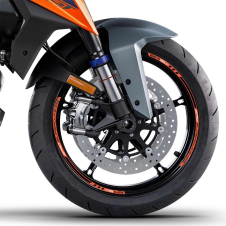 Tiras Adhesivas para Llantas de Moto 17 compatibles con Ktm 1290 Super Duke GT