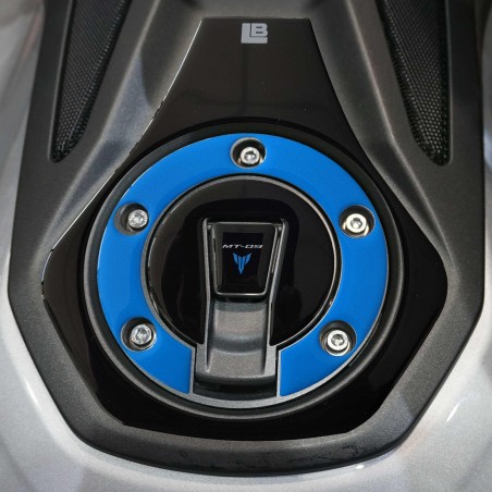 Pegatina 3D de protección de enchufe sin llave compatible con Yamaha MT-09 2024-2025