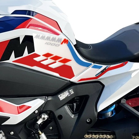 Pegatinas Protectores laterales de depósito de moto compatibles con BMW M 1000 XR 2023-25