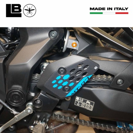 3D Heel Pad Stickers compatible with Yamaha MT-07 2025