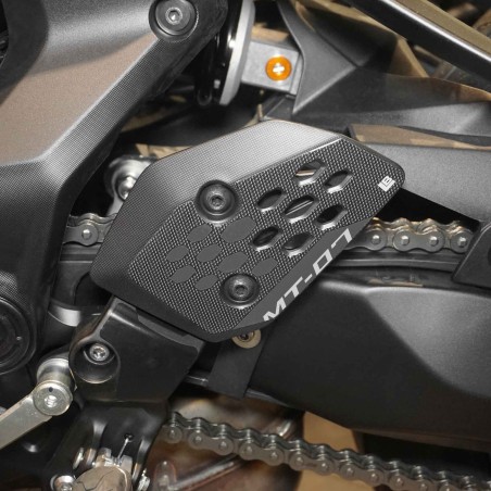 Adesivi 3D Protezioni Battitacco poggiapiedi compatibili con Yamaha MT-07 2025