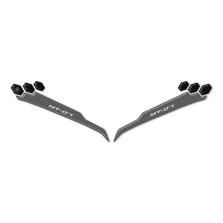 3D Aufkleber Motorrad Frontschutzbügel kompatibel mit Yamaha MT-07 2025