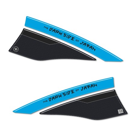 Pegatina de protección de guardabarros de resina 3D compatible con Yamaha MT-07 2025