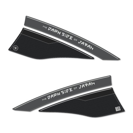 Pegatina de protección de guardabarros de resina 3D compatible con Yamaha MT-07 2025