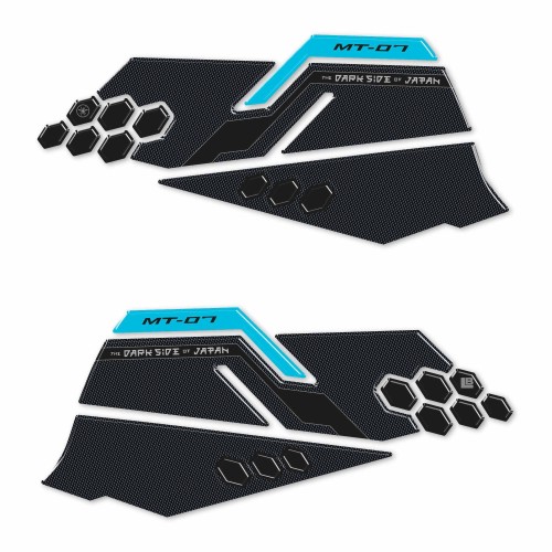 Pegatinas 3D Protectores laterales de depósito de moto compatibles con Yamaha MT-07 2025 2