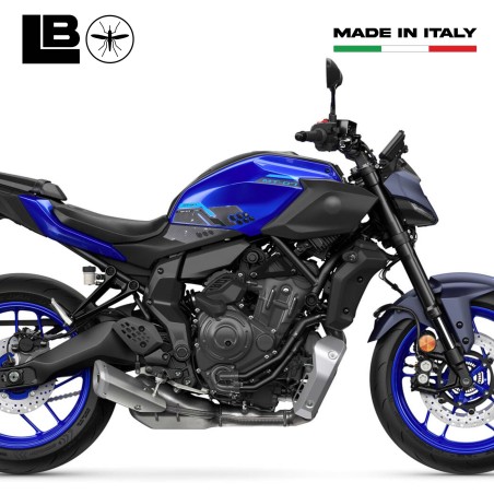 Pegatinas 3D Protectores laterales de depósito de moto compatibles con Yamaha MT-07 2025