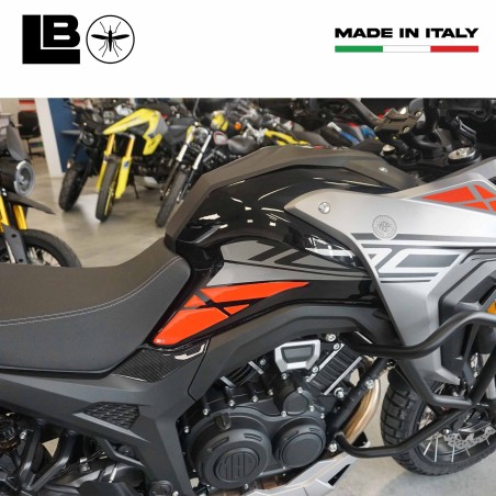 3D Stickers Tank Side Protectors compatible with Morbidelli T1002VX 2025
