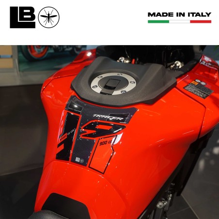 Protector de depósito 3D adhesivo para moto compatible con Yamaha Tracer 9 2025