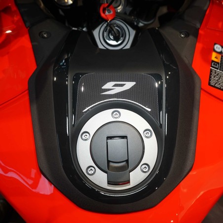 HIGH Protector de depósito adhesivo moto compatible con Yamaha Tracer 9 2025