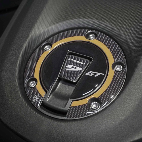 Sticker 3D Keyless Tank Key Cap Motocicleta compatible con Yamaha Tracer 9 GT 2025