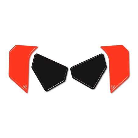 3D Heel pad stickers compatible with Moto Guzzi Stelvio Duecento Tributo
