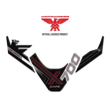 Adhesivo de protección frontal 3D compatible con Moto Morini X-Cape 700 2025